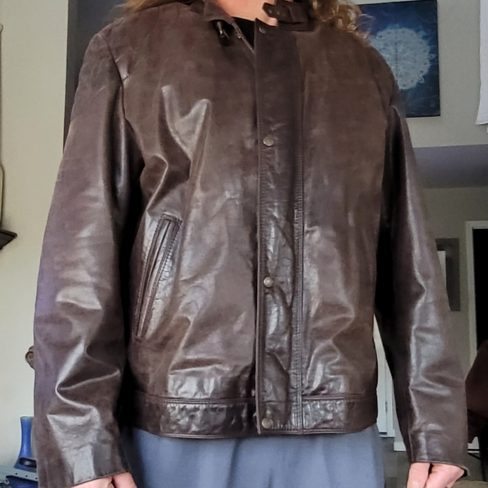 Mens Wilson Leather Coat